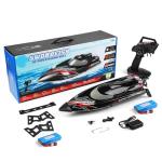 Ssccgym WL916 Brushless Remote Control Speed Boat RC Watercraft 2.4G 55km/h Under Motor RC Submarine with LED ights for Hobbies Adults Favor 14y+ (RTR 2Batteries)