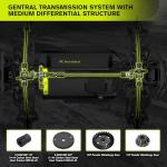 VIRCAS 1/14 Brushless RC Cars, Monster Truck, RC Truck, 50+ MPH, 4WD, Waterproof, Red, Ages 8+