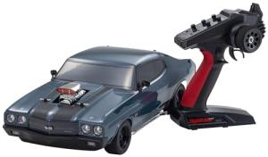 Kyosho 34494T1 Fazer Mk2 Ve 1970 Chevelle Supercharged Dark Blue RC Car