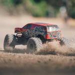 ARRMA RC Truck Gorgon 2 Wheel Drive MT 1/10 RTR (Ready-to-Run Battery and Charger Included) Smart 3300 7C S120 USB Red ARA3230ST2