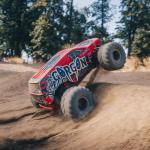 ARRMA RC Truck Gorgon 2 Wheel Drive MT 1/10 RTR (Ready-to-Run Battery and Charger Included) Smart 3300 7C S120 USB Red ARA3230ST2