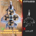 Snugzy RC Plane with Camera Brushless Remote Control with Screen 360° Flip Fighter Jet Toy for Kids 8-16 Airplane Toys Gifts for Kids and Adult