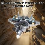 Snugzy RC Plane with Camera Brushless Remote Control with Screen 360° Flip Fighter Jet Toy for Kids 8-16 Airplane Toys Gifts for Kids and Adult