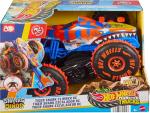 Hot Wheels Monster Trucks Remote Control Toy Vehicle, Large-Scale RC Tiger Shark Climber with 3 Modes of Play for Racing, Climbing & Stunting