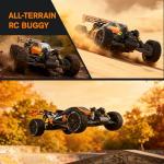 CROBOLL RLAARLO 1:10 Brushless RC Cars for Adults, 40+ mph Top Speed, 4X4 Off-Road Buggy, RTR Oil Filled Shocks Remote Control Racing Car