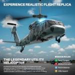 SYMA RC Military Helicopter for Kids and Adults