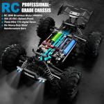 GAMRUXI 1:16 Scale Brushless RC Car - 50+ MPH High Speed All Terrain Off-Road Monster Truck for Adults & Teens 14+ | 2.4GHz, 2X LiPo Batteries, RTR | Hobby Grade Remote Control Vehicle