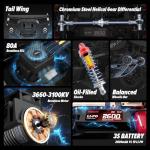 Hosim 1:8 Brushless High-Speed RC Truck