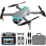 Drone for Kids with Camera, Foldable RC Quadcopter with 4.5" Remote Screen, Brushless Motor, Optical Flow Hover, Adjustable Camera, 360° Flip, Gesture Photo/Video, One Key Start/Land, Birthday Gift Toy