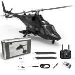 Yu Xiang F02S AirWolf 1/34 Scale Electric RC Helicopter With GPS Intelligent Flight Control System & Optical Flow Positioning - Outdoor Remote Control Helicopter RTF For Beginners, Adult