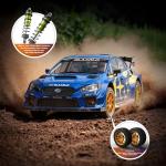 RIAARIO 1/10 Brushless RC Cars, Rally Car, RTR for Beginner, 40+ MPH, 4WD, Waterproof Electronics, Carbon Fiber, Blue, Ages 14+