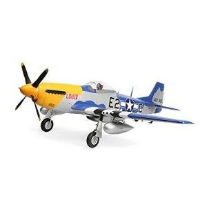 E-flite RC Airplane P-51D Mustang 1.5m BNF Basic Transmitter Battery and Charger not Included with Smart EFL01250