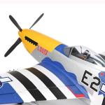 E-flite RC Airplane P-51D Mustang 1.5m BNF Basic Transmitter Battery and Charger not Included with Smart EFL01250