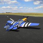 E-flite RC Airplane P-51D Mustang 1.5m BNF Basic Transmitter Battery and Charger not Included with Smart EFL01250