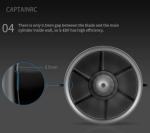 CAPTAINRC 90mm EDF Semimetallic Electric Ducted Fan 12S 950KV 5KG Thrust for Rc Airplane Applicable HSDJETS Aircraft