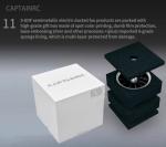 CAPTAINRC 90mm EDF Semimetallic Electric Ducted Fan 12S 950KV 5KG Thrust for Rc Airplane Applicable HSDJETS Aircraft