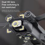 GoolRC RC Drone, 4K HD Dual Camera RC Quadcopter, Drone ESC with Function Gesture Control Trajectory Flight 360 Degree Roll One Key Funtion Gifts for Adults