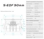 CAPTAINRC 90mm EDF Semimetallic Electric Ducted Fan 12S 950KV 5KG Thrust for Rc Airplane Applicable HSDJETS Aircraft