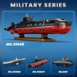 Reobrix Nuclear Submarine Building Sets for Adults, Typhoon-Class Nuclear Submarine Model Kit, History Collectible Decor, Military Toy Gift for Men