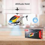 4DRC M5 RC Helicopter for Kids 3-12 and Beginners, Remote Control Helicopter with Altitude Hold, 2 Batteries with 30Mins Flight，Whole Alloy Toy for Boys Girls Indoor Gift