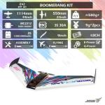 Quolefly E42 EPP Flying Wing RC Airplane 1114mm Wingspan FPV Delta Wing Tail-Pusher - Glider Kit/Kit+Power Combo (KIT+Motor+Prop+ESC+Servos)