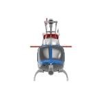 RC ERA C138-PRO Bell-206 Brushless Stabilized 6-Axis Gyroscope 6CH 3D RC Helicopter With Optical Flow Sensor and Upgraded Transmitter - Remote Control Helicopter RTF For Beginner & Adults (Blue)
