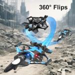 Weavixol RC Drone With Camera For Beginner, Brushless Drones With Screen On Controller, Remote Control Plane With Altitude Hold, One Key Take Off/Land, 360 Flips,RC plane with 2 Batteries, No FAA, Under 249g