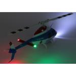 RC ERA C138-PRO Bell-206 Brushless Stabilized 6-Axis Gyroscope 6CH 3D RC Helicopter With Optical Flow Sensor and Upgraded Transmitter - Remote Control Helicopter RTF For Beginner & Adults (Blue)