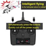 GQGQGQ K270 UH60L Remote Controlled Helicopter 2.4Ghz 4CH RC Helicopter Heli Aileronless 6-Axis Gyroscope Air Pressure Hold Optical Flow Position 3-Batteries for Adults Beginners