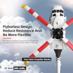 GQGQGQ K270 UH60L Remote Controlled Helicopter 2.4Ghz 4CH RC Helicopter Heli Aileronless 6-Axis Gyroscope Air Pressure Hold Optical Flow Position 3-Batteries for Adults Beginners