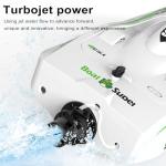 GoolRC Remote Control Boat 2.4GHz High Speed 30km/h Brushless Turbojet Speedboat Remote Control Ship Cooling Waterproof Low Battery/Over Distance Reminder 2 Battery