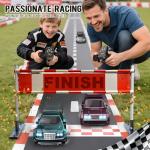 Dingdongwu 1/43 Mini RC Drift Car with Gyroscope, 4WD Full Proportional RC Car, 2.4GHZ Hobby Grade Remote Control Cars, RTR Model Vehicle, 20+KM/H High Speed for Hobbyists Kids Adults (Lime Green)