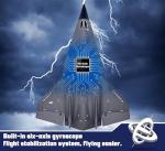 Eayaele SR-72 RC Plane, 4 Channel Remote Control Airplane, 2.4GHz 6-axis Gyro Stabilizer with 3 Modes, Easy Control for Adults Kids Beginners