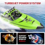 ARRIS Fast RC Jet Boat with Auto Flip & 2 Batteries, High-Speed RC Drift Boat, Weedless Shallow-Water Design, 2.4Ghz Waterproof Remote Control Boat for Adults, Hobby Grade Gifts