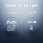 Potensic ATOM 2 Fly More Combo with RC PTD 1, Drones with Camera for Adults 4K Video, 8K Photo, 10KM Transmission, 96 Mins Flight, 3-Axis Gimbal, AI Track, Vertical Shooting, AI Night Shot, Under 249g