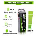 OVONIC 2 Packs 4S 14.8V 4500mAh 50C LiPo Battery Pack with Dean-Style T Plug for RC Evader BX Car, RC Truck, RC Truggy RC Airplane UAV Drone FPV