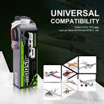 OVONIC 2 Packs 4S 14.8V 4500mAh 50C LiPo Battery Pack with Dean-Style T Plug for RC Evader BX Car, RC Truck, RC Truggy RC Airplane UAV Drone FPV