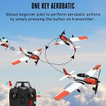 Volantexrc RC Airplane 2.4Ghz 4 Channel Remote Control,with Aileron T28 Trojan Parkflyer RC Aircraft Plane,Ready to Fly with Xpilot Stabilization System,Perfect for Beginners