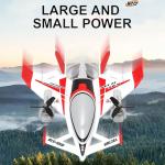 FLYCOLOR QIDI 570 RC Airplane 2.4Gh 6CH RC Glider Fixed Wing Aircraft 3 Flight Models Brushless RC Helicopters Vertical Takeoff RC Glider (Red)