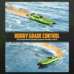 volantexrc Brushless RC Boats for Adults, 30+MPH Fast Remote Control Boat with 2 Rechargeable Batteries for Lakes, 30+ Mins Full Proportional Boats High Speed RC Boat for Adults (79705 Green)