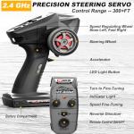 TWIKOMI 1:18 Scale All-Terrain RC Car for Adults - 40+KM/H High Speed 4WD Off-Road Remote Control Truck with 2 Rechargeable Batteries, 2.4GHz Electric Toy Vehicle Gift for Teens and 14+ (1:18 Scale)