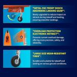 Fms RC Airplane Jet Rc Planes for Adults Rc Jet Plane EDF Jet 90mm Super Scorpion V2 Orange 6S Hobby Rc Airplanes PNP (No Radio, Battery, Charger)