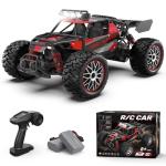 Scientoy 1:14 Remote Control Car, 30+KM/H High Speed All Terrain RC Cars for Boys Age 8-12, 2.4 GHz Off-Road RC Truck, Ideal Gifts for Adults Kids with 2 Rechargeable Batteries