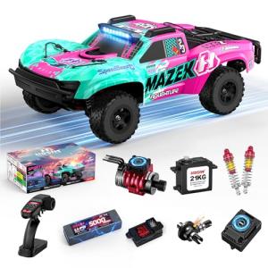 Hosim 1/10 RC Truck 4WD Brushless Buggy Cars, MAZEK RTR 62+ MPH Hobby Grade High Speed Remote Control Car for Adults & Teens Off-Road Bashing, Rock Crawling, Racing Waterproof Electric Monster Trucks