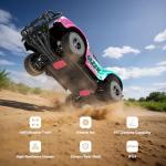 Hosim 1/10 RC Truck 4WD Brushless Buggy Cars, MAZEK RTR 62+ MPH Hobby Grade High Speed Remote Control Car for Adults & Teens Off-Road Bashing, Rock Crawling, Racing Waterproof Electric Monster Trucks