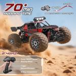 Scientoy 1:14 Remote Control Car, 30+KM/H High Speed All Terrain RC Cars for Boys Age 8-12, 2.4 GHz Off-Road RC Truck, Ideal Gifts for Adults Kids with 2 Rechargeable Batteries