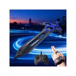 Virellia Flying Sword RC Airplane, Flying Dagger Remote Control Airplane Drone for Kids Adults 8-16, Gesture Control Planes with 360° Flip Fighter Jet Toy, Stunt Roll, Gifts for Kids Boys Girls, Large