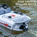 Authticar Remote Control Boat, 2.4GHz 10KM/h High Speed Waterproof Sailboat with Brushless Motor for Pools and Lakes, Mini Electric Toy for Teens Adults