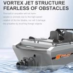 Authticar Remote Control Boat, 2.4GHz 10KM/h High Speed Waterproof Sailboat with Brushless Motor for Pools and Lakes, Mini Electric Toy for Teens Adults