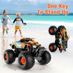 Gampop Remote Control Car Monster Truck Toys,4WD Waterproof Off-Road RC Cars for All terrian,1:16 Amphibious Hobby Pick-up Truck Toy Vehicle Gifts for Boys Girls Presents Age 8 9 10 11 12+